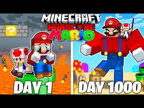 FoZo Movies - I Survived 1000 Days as MARIO in HARDCORE Minecraft! (Full Story)