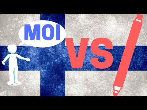 How do Written Finnish and Spoken Finnish Differ?