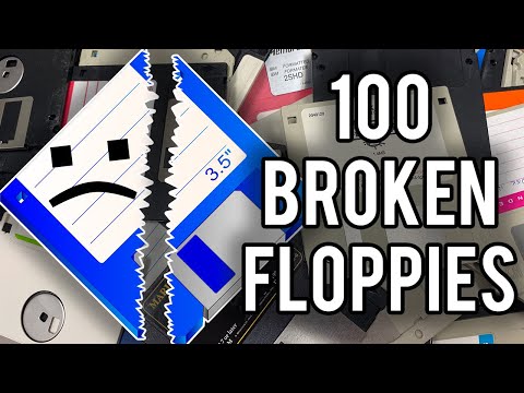 I Bought 100 Broken Floppy Disks. Here's Why!