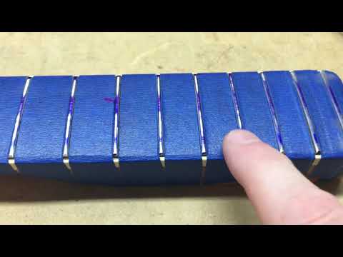 1965 VOX Apollo IV Bass - Part 5 - Doing Frets and Getting the Neck Done