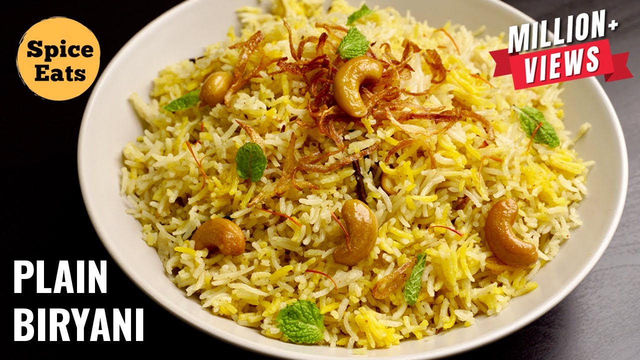 Biryani Rice | Plain Biryani Rice | How To Make Biryani Rice | Biryani ...
