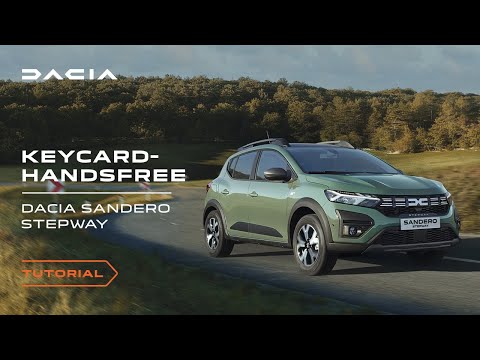 Sandero und Sandero Stepway – Chipkarte Keyless-Drive Hands-free