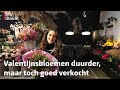 Valentijnsbloemen duurder: 'Maar iedereen wil rode rozen, de koningin van de bloemen' | RTV Utrecht