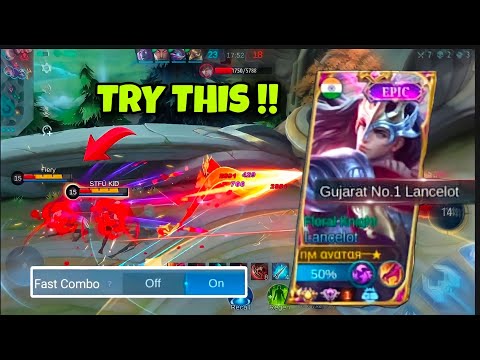 LANCELOT FAST HAND AGGRESSIVE GAMEPLAY 🔥🔥 IN MYTHICAL GLORY RANK. #lancelot #lancelotgameplay #mlbb