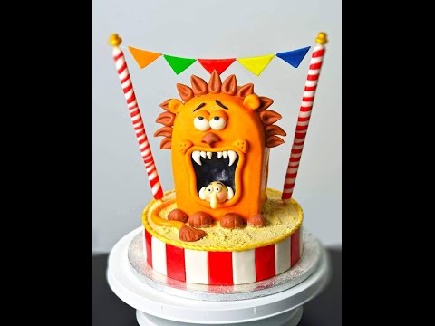 Circus Lion Cake Tutorial