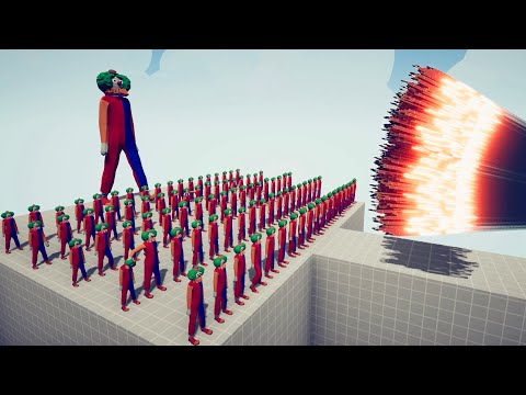100x CLOWNS vs EVERY GOD | Totally Accurate Battle Simulator - TABS