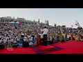 A Festive Tide Of Young People In The Holy Land