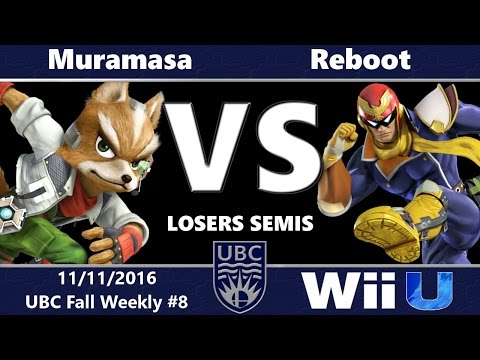UBC Fall #8: Losers Semis - Muramasa (Fox) vs Reboot (Captain Falcon)