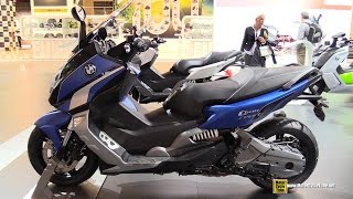 2015 BMW C600 Sport Scooter - Walkaround - 2014 EICMA Milan Motorcycle Exhibition