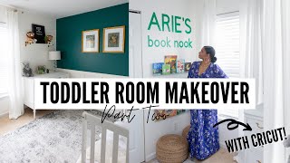 TODDLER ROOM MAKEOVER I DIY TODDLER BEDROOM REVEAL