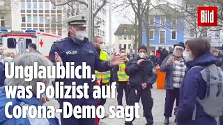 Corona-Demo in Worms: Polizeichef entkräftet Querdenker mit krassem Satz