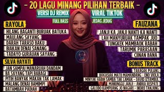 Download lagu 20 REMIX LAGU MINANG PILIHAN TERBAIK 2026, DJ Remix Paling  Populer Full Bass Viral TikTok(MIX TONE) mp3