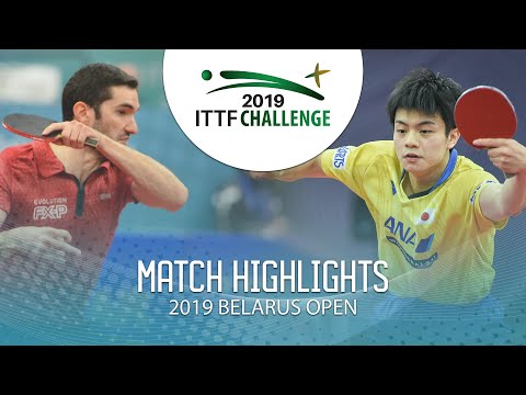 [2019 ITTF Belarus Open Highlights (Final)] Emmuanuel Lebesson vs Yukiya Uda  2019.11.3