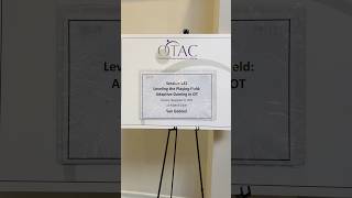 Follow 3rd-year eOTD Anna Glenn through the final sessions and wrap-up of OTAC 2025!