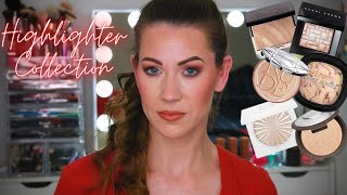 My Highlighter Collection 2020 | Swatches and Mini Declutter