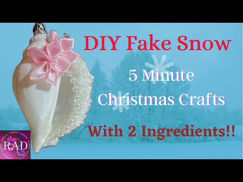How To Make Faux Snow (The CHEAPEST Way)