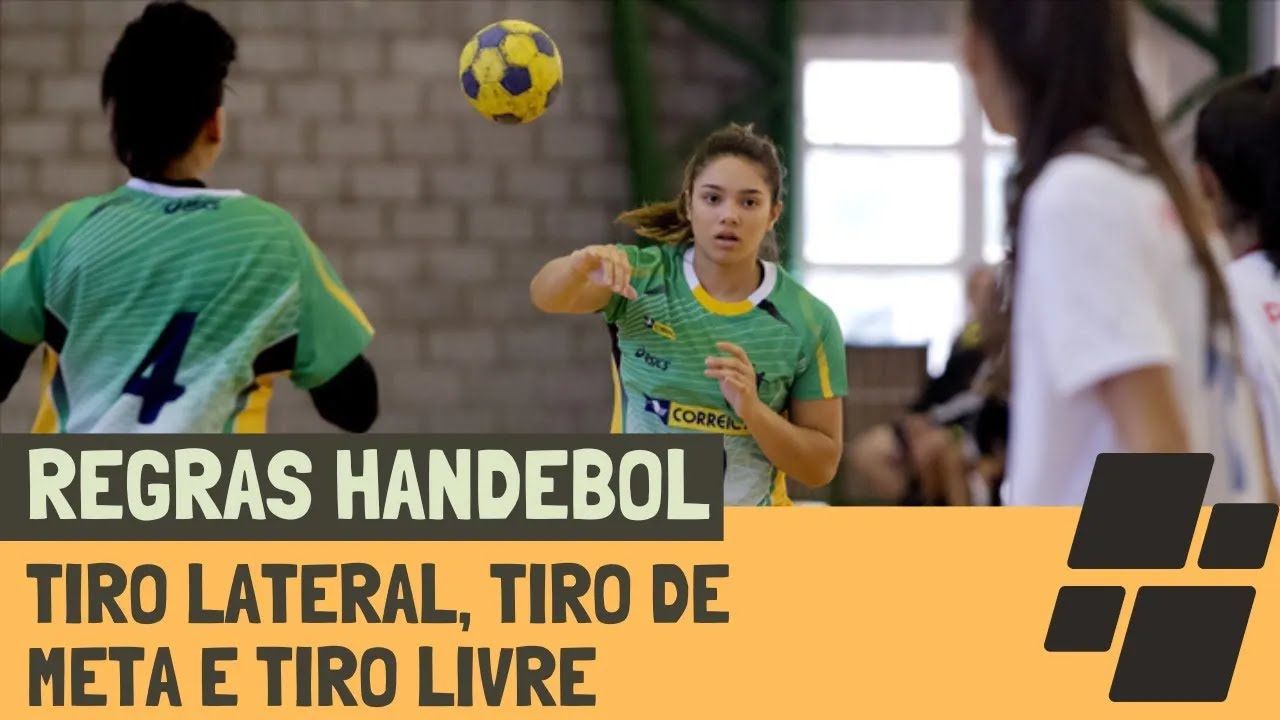 Tiros no HANDEBOL (Tiro de saída, lateral, meta e livre)