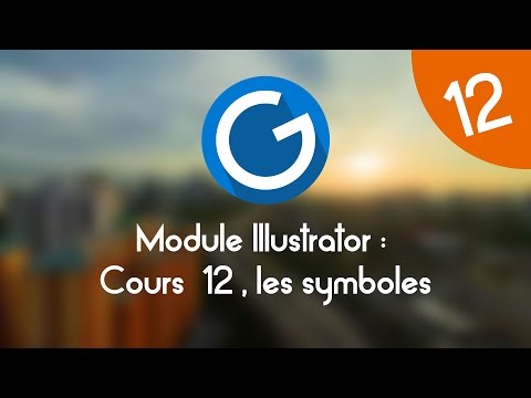 Formation IMM Module Illustrator Cours tuto 12 les symboles