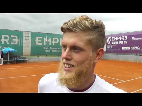 EMPIRE Futures Trnava 2017: 2R, interview, Marek REHACEK (CZE) - KEKERCHENI (UKR) 6-7(4) 6-4 6-4