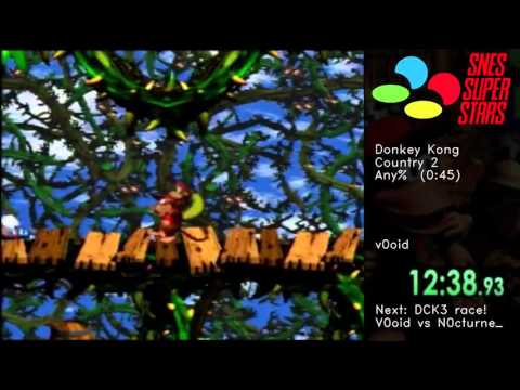 SNES Super Stars [008] Donkey Kong Country 2 (Any%) by V0oid