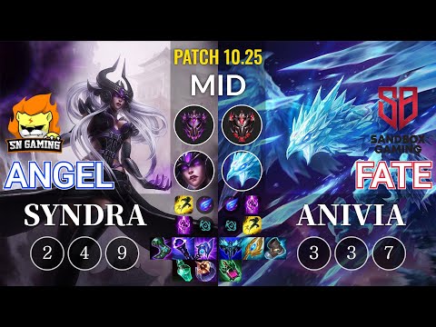 SN Angel Syndra vs SB FATE Anivia Mid - KR Patch 10.25