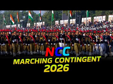 NCC Marching Contingent 2026 | 77th Republic Day 2026 | NCC Boys | NCC Girls | Kartavya Path 2026