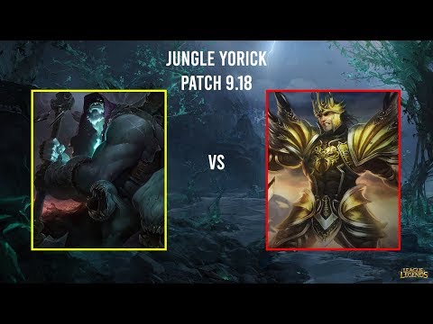 Split Pushing my way to Diamond 3 - Jungle Yorick v Jarvan