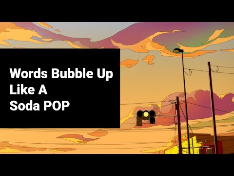 Quick Review: Words Bubble Up like a Soda Pop