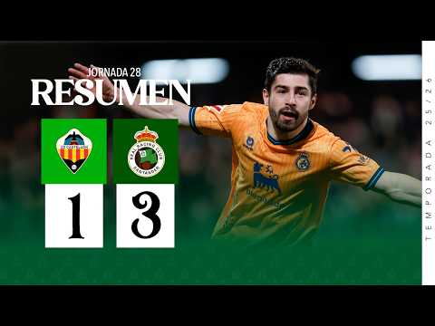 RESUMEN ı Castellón 1-3 Real Racing Club  ı Jornada 28 | Temporada 25/26
