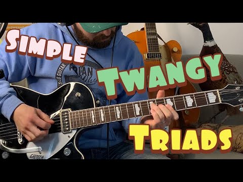 Simple Twangy Triad Chord Scales - Adrian Whyte