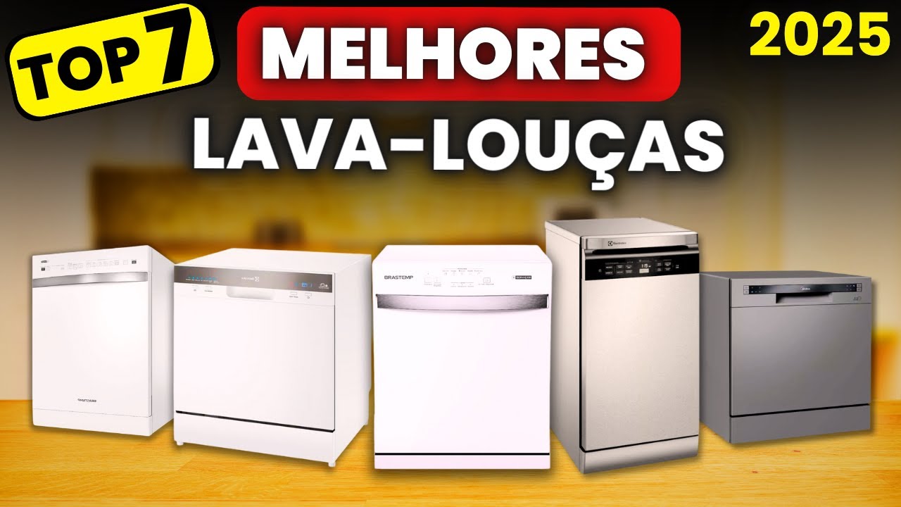 MELHOR MÁQUINA DE LAVAR LOUÇAS 2024! TOP 7 Melhores LAVA LOUÇAS p/ Comprar! Lava Louças Vale a Pena?