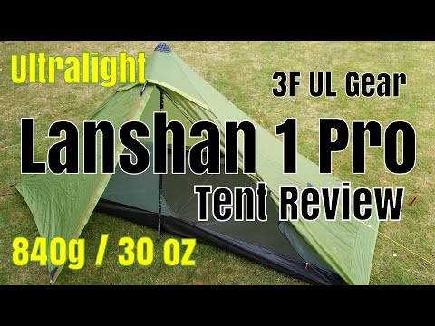 3F UL Gear Lanshan 1 Pro, Tent Review & seam seal - Ultralightweight Trekking Pole Tent