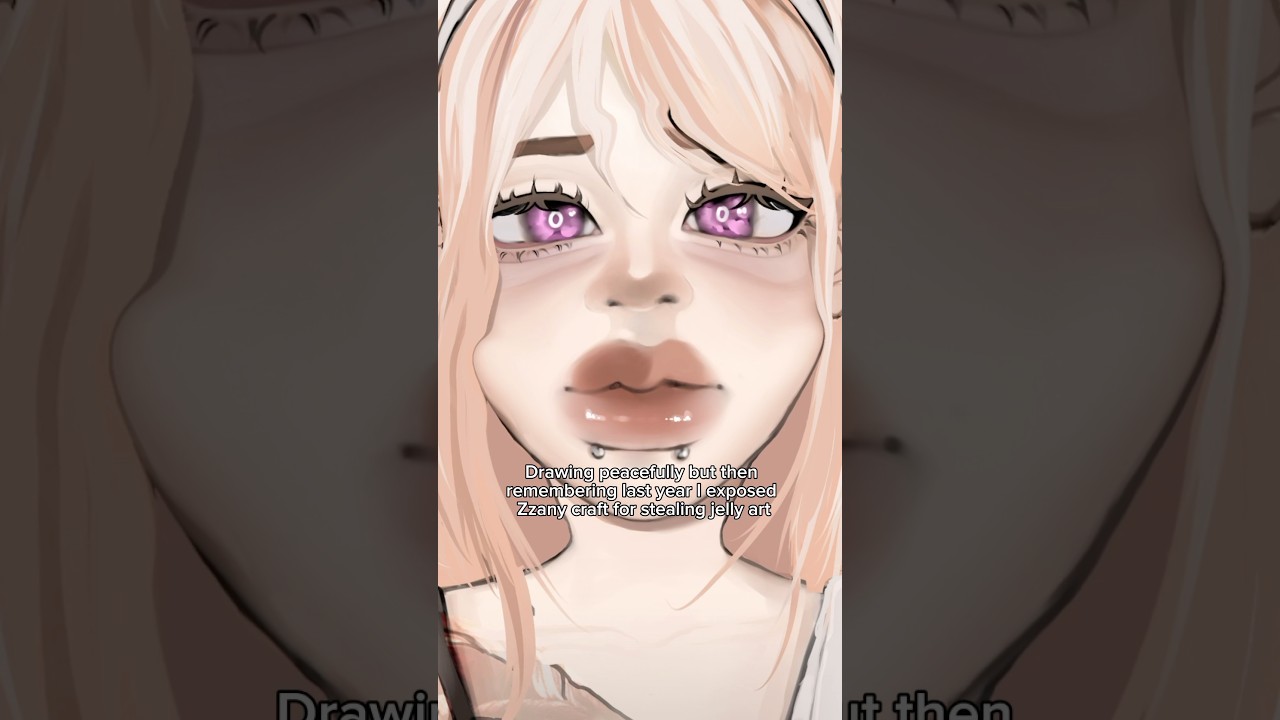 Art thief final boss 🏆😭 #digitalart #jellyartstyle