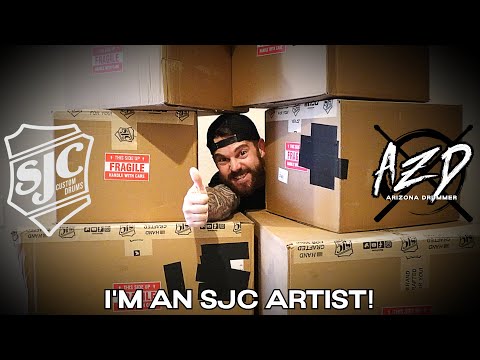 UNBOXING MY BRAND NEW SJC CUSTOM DRUM KITS!