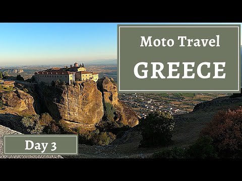 Riding the Stunning Meteora - Hilltop Monasteries - Kalabaka - Moto Travel GREECE [3]