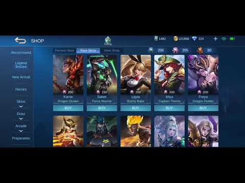 Buying freya skin (dragon hunter) without using diamond