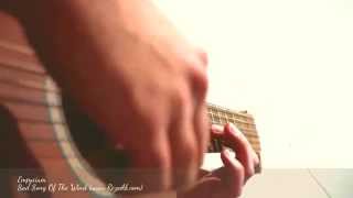 Empyrium - Sad Song Of The Wind ( Acoustic Guitar Cover Video ) + Lyrics