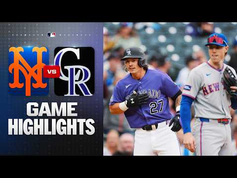 콜로라도 VS 뉴욕메츠 2:4 MLB 스포츠하이라이트