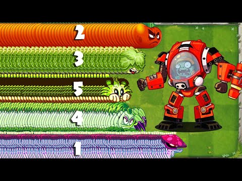 Pokra x Nightcap x Ultomato x Headbutter x Tiger Grass - Who Will Win? - PvZ 2 Plant vs Plant