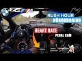 Nürburgring - Rush Hour - Heart Rate Sensor / Heel & Toe Cam BMW Z4M Coupé DutchRingRacing