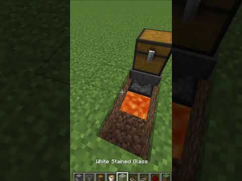 Automatic Trash Can In Minecraft #shorts #minecraft