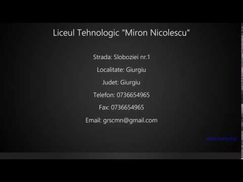 Liceul Tehnologic "Miron Nicolescu" Giurgiu