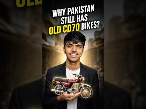 Why Pakistan still has old cd70 bikes?