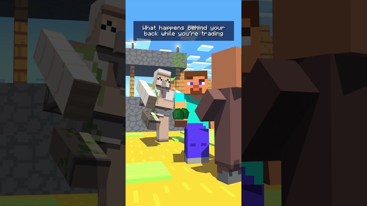 Trying To Trade In Minecraft (TMB #Shorts)