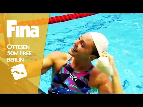 Ottesen claims gold in the fastest race - 50m freestyle #2 Berlin