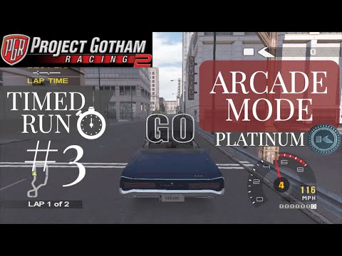 Project Gotham Racing 2 Arcade Mode Platinum  |  Let's Play  |  Timed Run #3