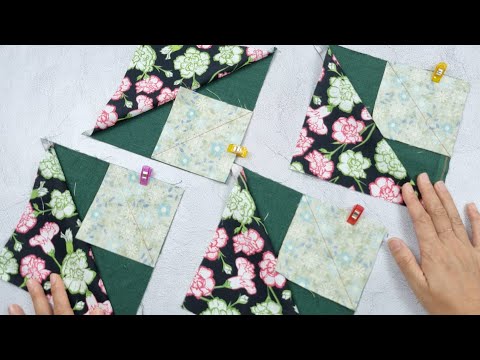 Even sewing beginners can easily make patchwork using this method.