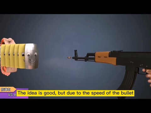 AK-47 VS Kevlar fiber bulletproof vest | 2023