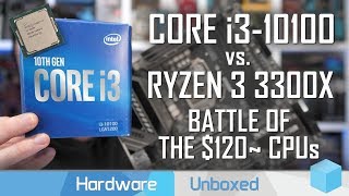 [情報] Hardware Unboxed I3-10100 vs R3 3300X
