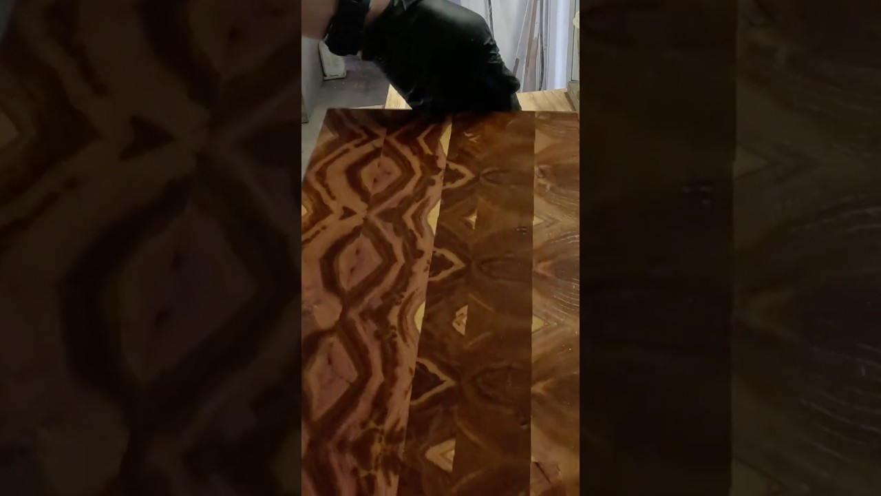 Vorschaubild YouTube Video Zwetschkenholz Anfeuerung Leinöl, Hirnholz